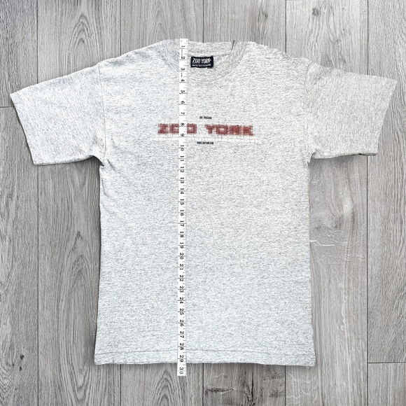 Zoo York Supreme Zoo Thousand T-Shirt Heather Grey Size M Vintage Y2k Streetwear - Picture 7 of 10